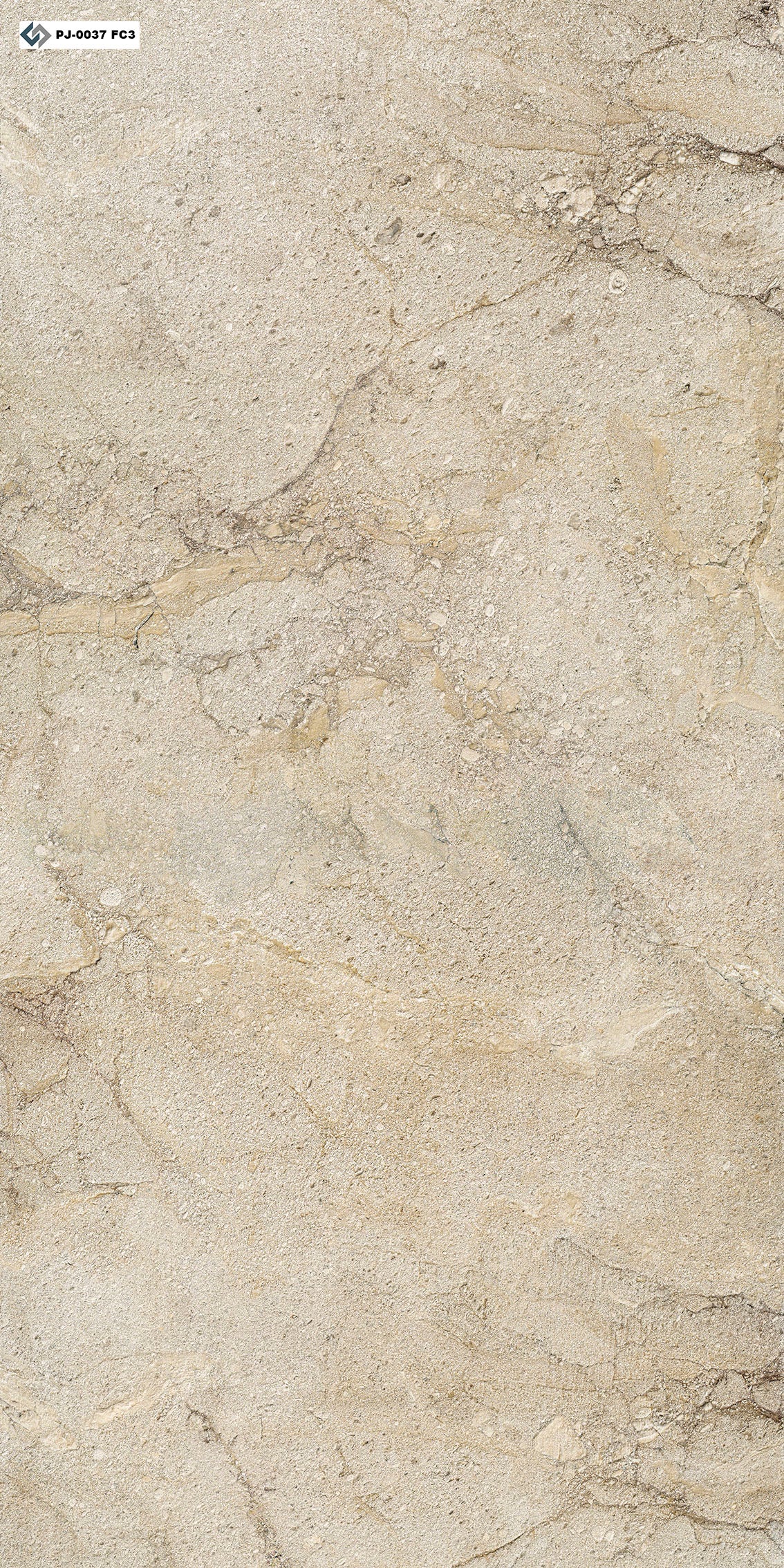 PJ-0037 Marmore Fossile - 4 Faces - 80cm x 160cm