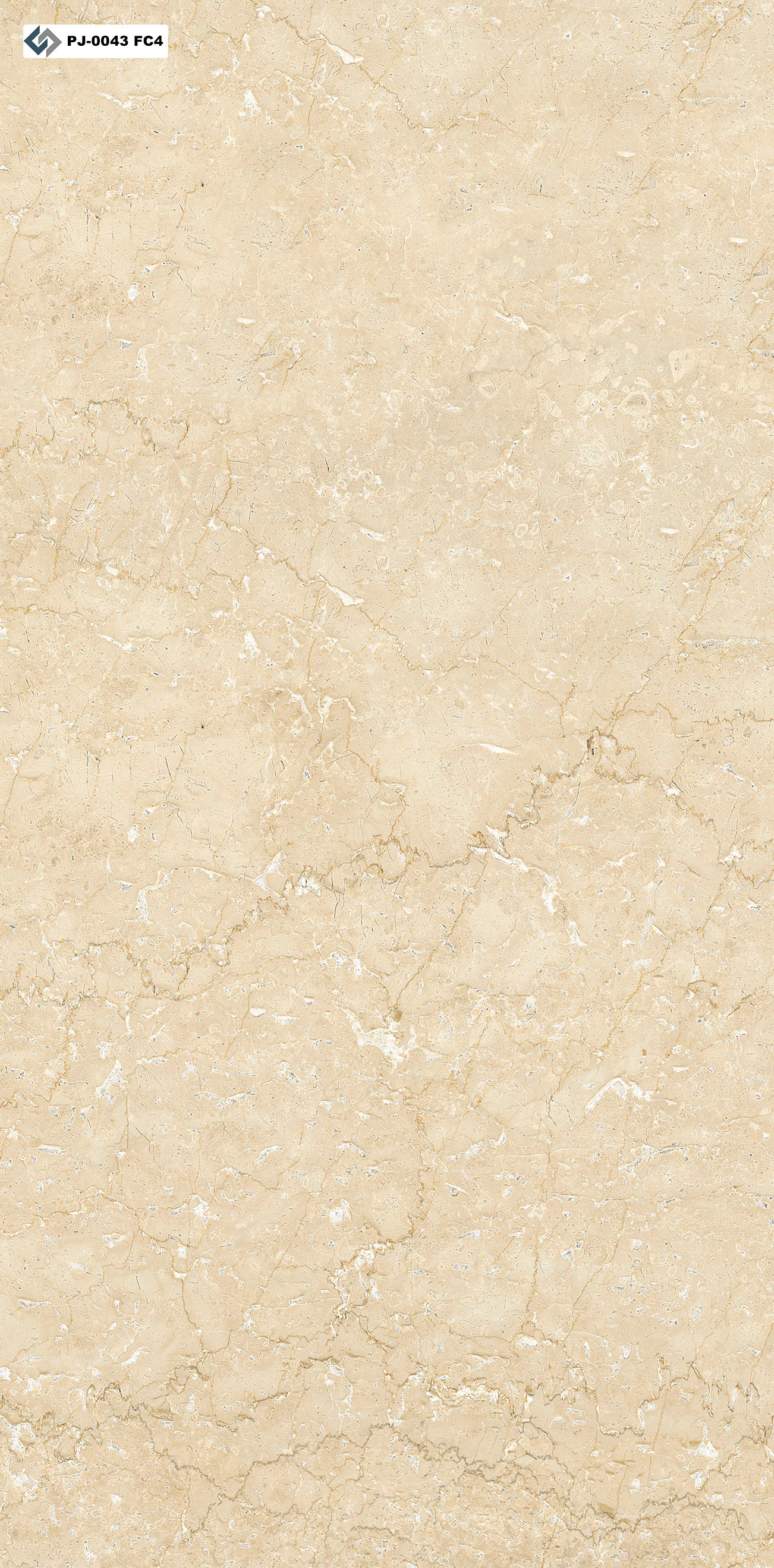 PJ-0043 Marmore Crema - 4 Faces - 65cm x 130cm