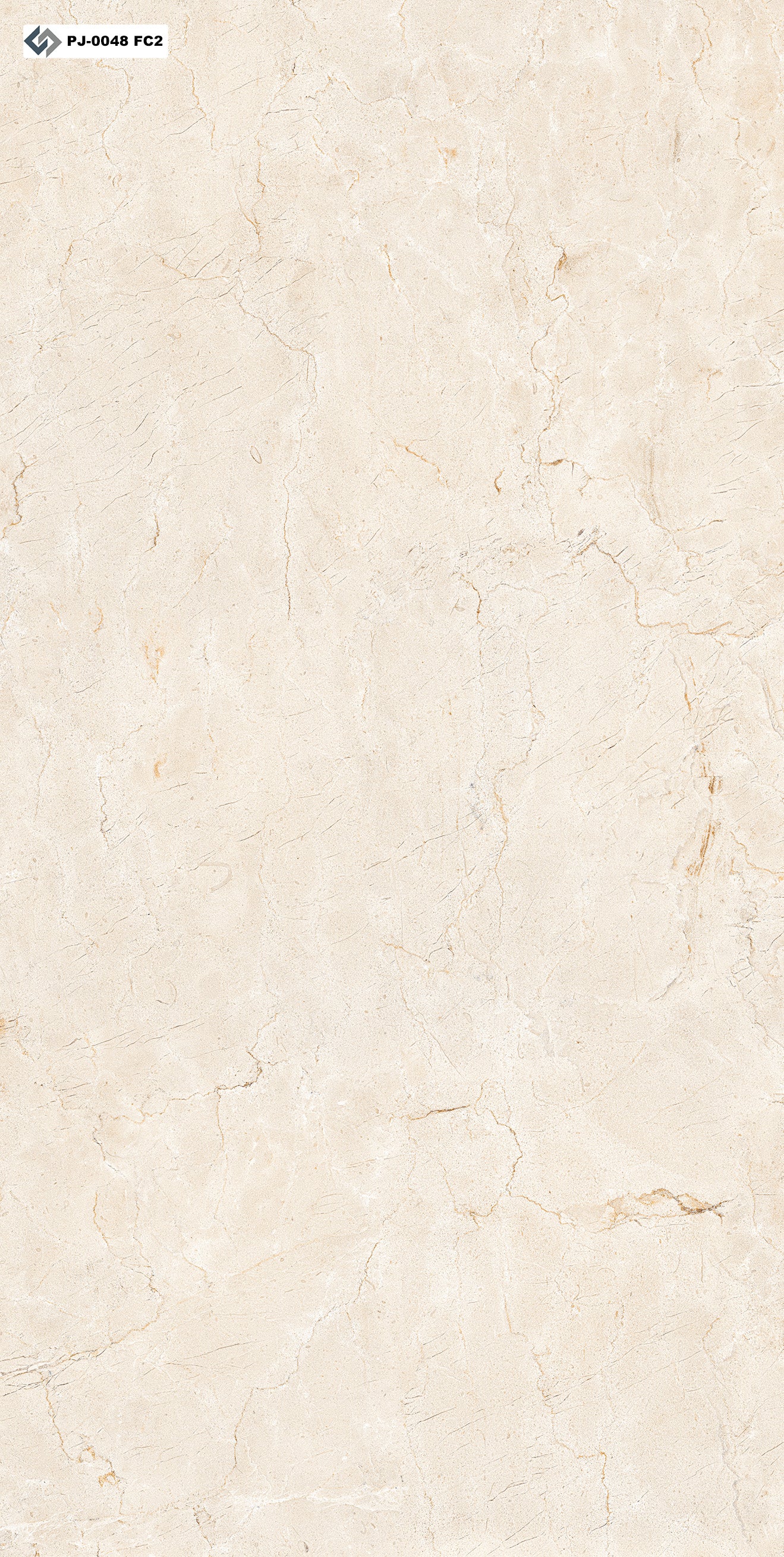 PJ-0048 Crema Marfil- 6 Faces - 65cm x 130cm