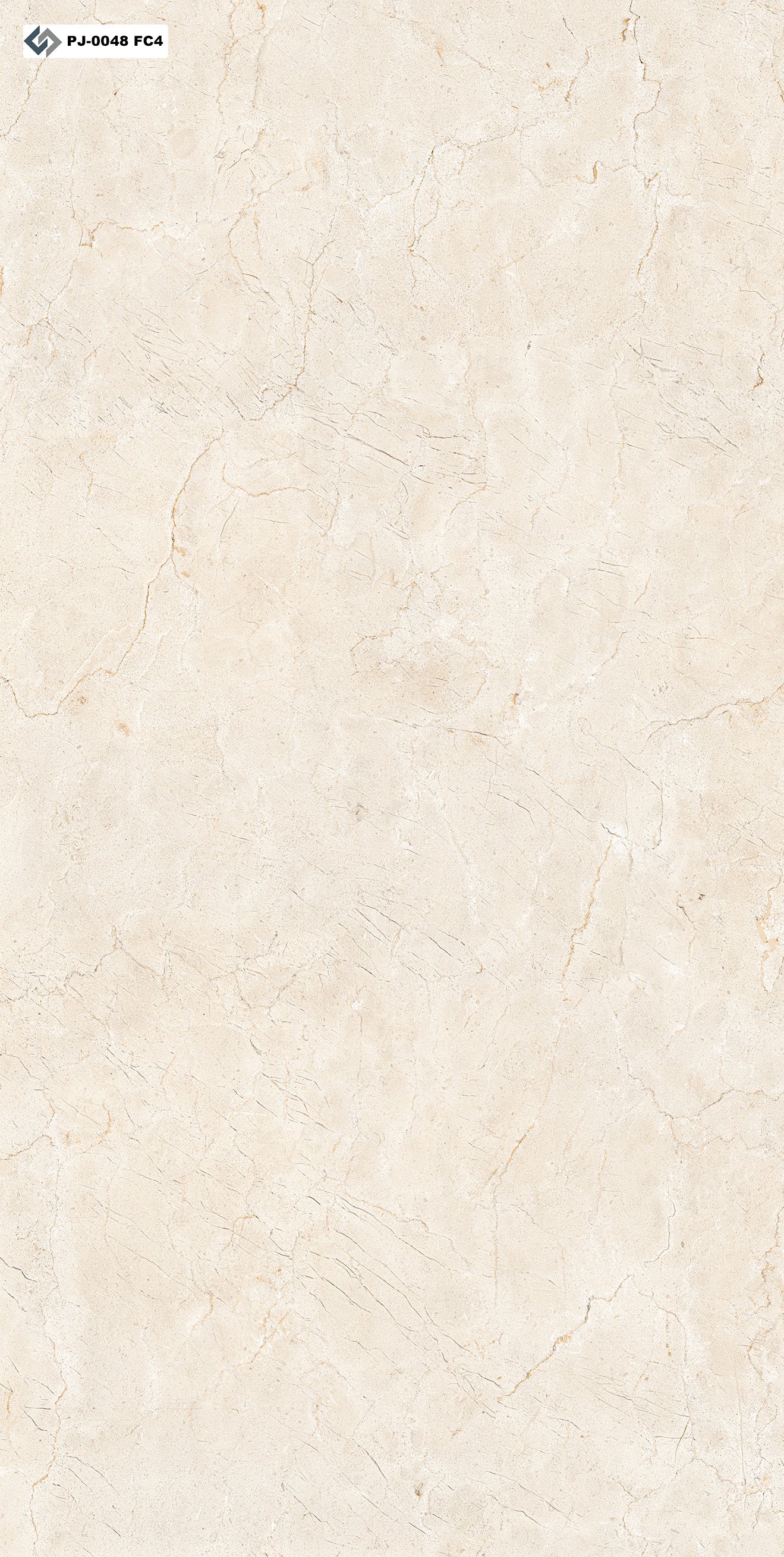 PJ-0048 Crema Marfil- 6 Faces - 65cm x 130cm