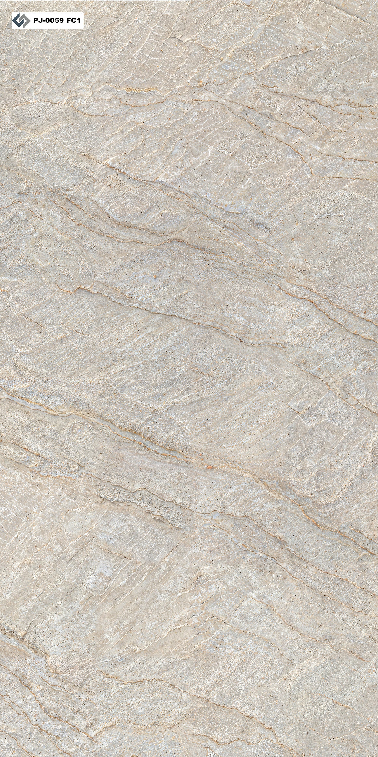 PJ - 0059 Coral Sand - 4 Faces - 65x130cm